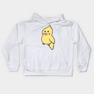 Cute Yellow Cockatiel Kids Hoodie